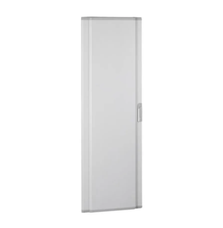 Porte galbée métal pleine — pour coffret/armoire XL³ 400 — H 1900 mm — image 1