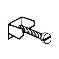 Griffes avec vis et écran — boîte Batibox béton — 20A/32A — image 1