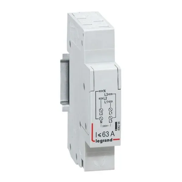 Module d'alimentation 4P automatique — peigne tétrapolaire HX³ — 1 rangée × 1 module — image 1