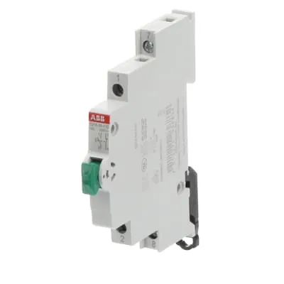 Bouton-poussoir modulaire 1O + 1F 16 A — vert — IP20 — image 1