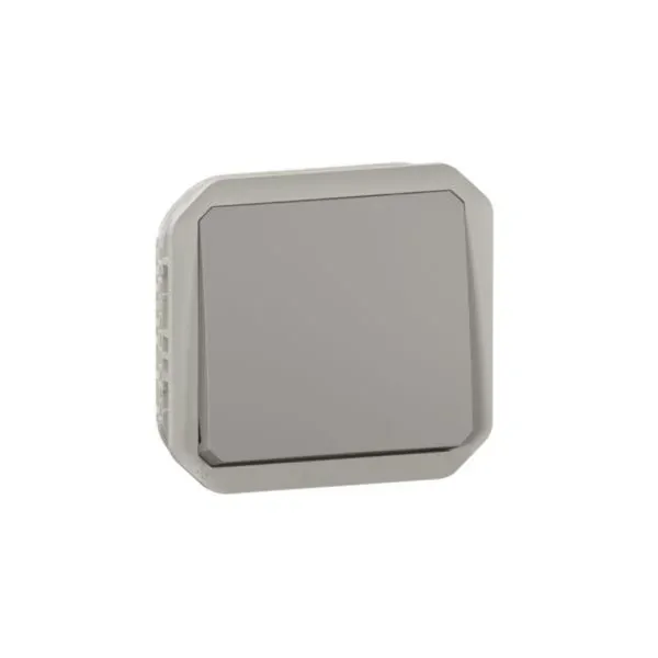 Poussoir NO Plexo 10 A IP55 IK08 gris — Legrand