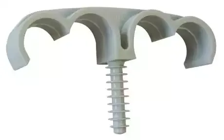 Fix-Ring quadruple gaine ICTA/tube IRL Ø16–20 mm — perçage Ø8 — boîte de 25 — image 1