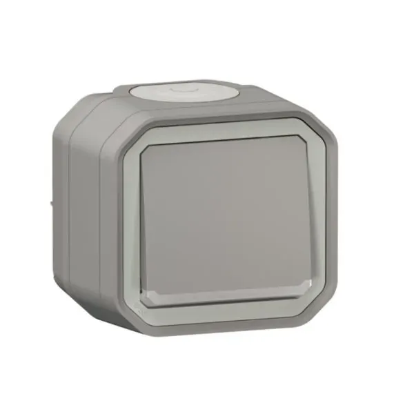 Poussoir NO lumineux saillie — IP55 IK08