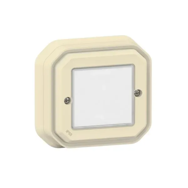 Commande ON/OFF sans fil — IP55 — saillie — beige
