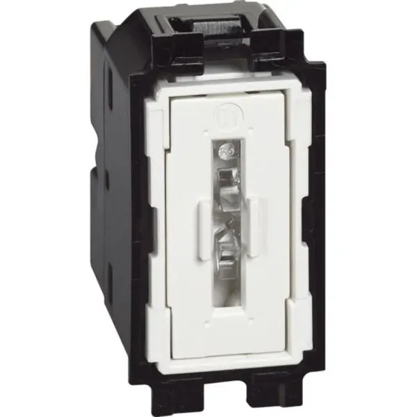Poussoir 1 rangée × 1 module — Living Now — contact NO — bornes automatiques — image 1