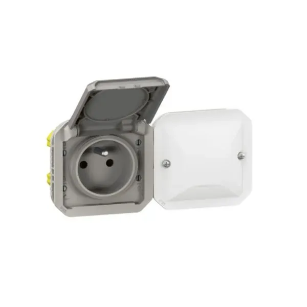 Prise connectée 2P+T — IP55 — Boîtier 2 postes — Netatmo