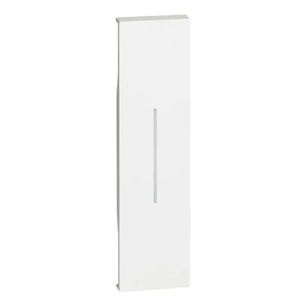 Enjoliveur commande d’éclairage 1 module blanc (gamme Living Now) — image 1
