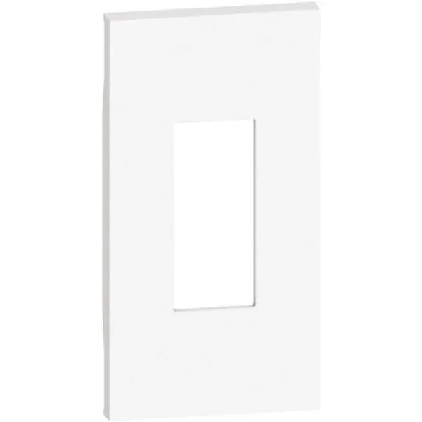 Enjoliveur pour prise RJ45 — 2 modules blanc (gamme Living Now) — image 1