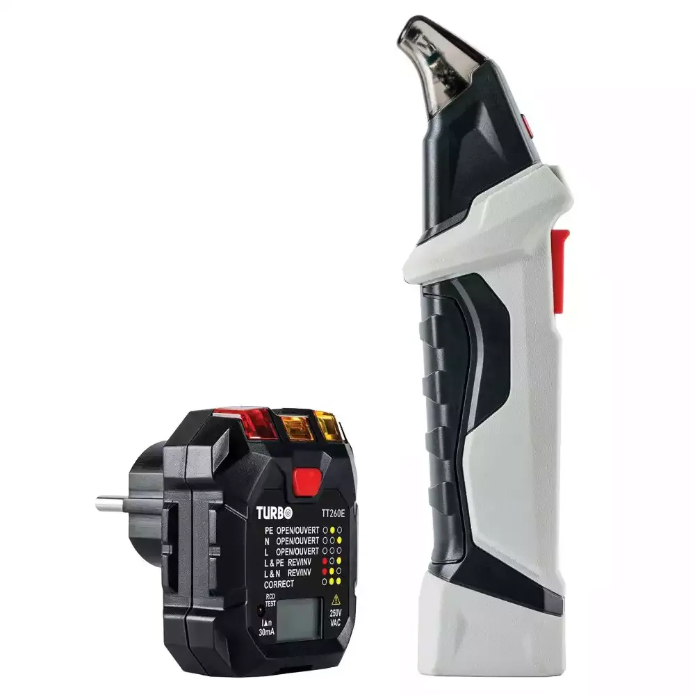 Kit localisateur de disjoncteur — testeur de prises 16 A — 90–250 V c.a. — test DDR 30 mA — image 1