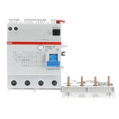 Bloc différentiel add-on DDA204 — type AC — 4P — 63 A — 300 mA — pour S200 — image 1