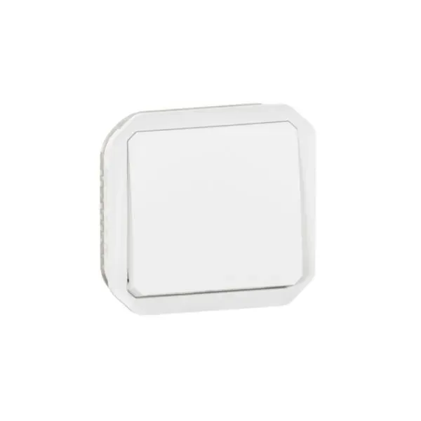 Poussoir NO — 10 A — IP55 IK08 — Plexo