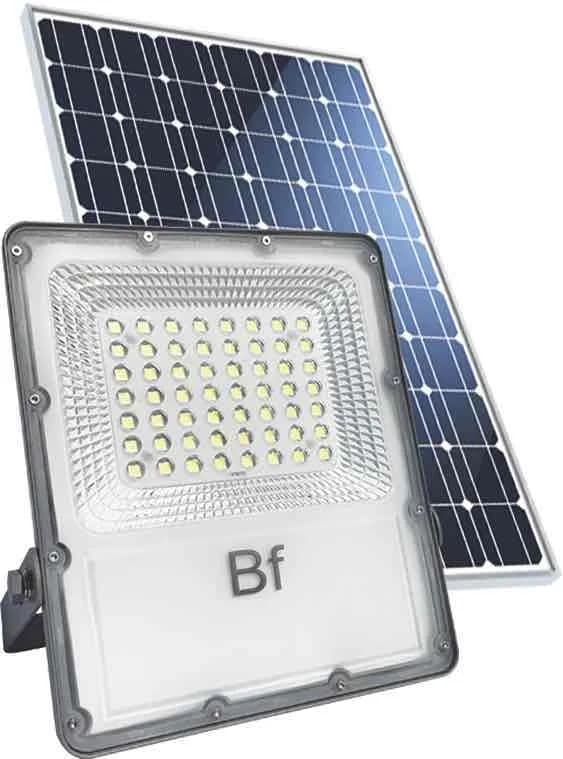 Projecteur solaire extra plat 30 W — 2160 lm — 3000 K — faisceau 90° — IP65/IK10 — télécommande — image 1