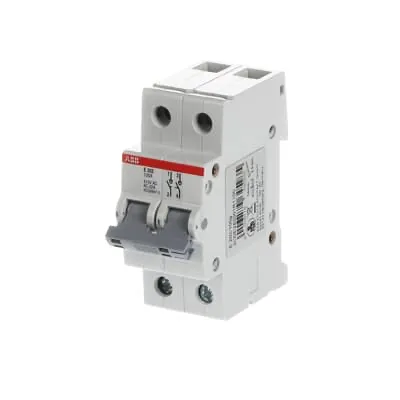 Interrupteur-sectionneur modulaire ABB E202 2P 100 A — levier gris — image 1