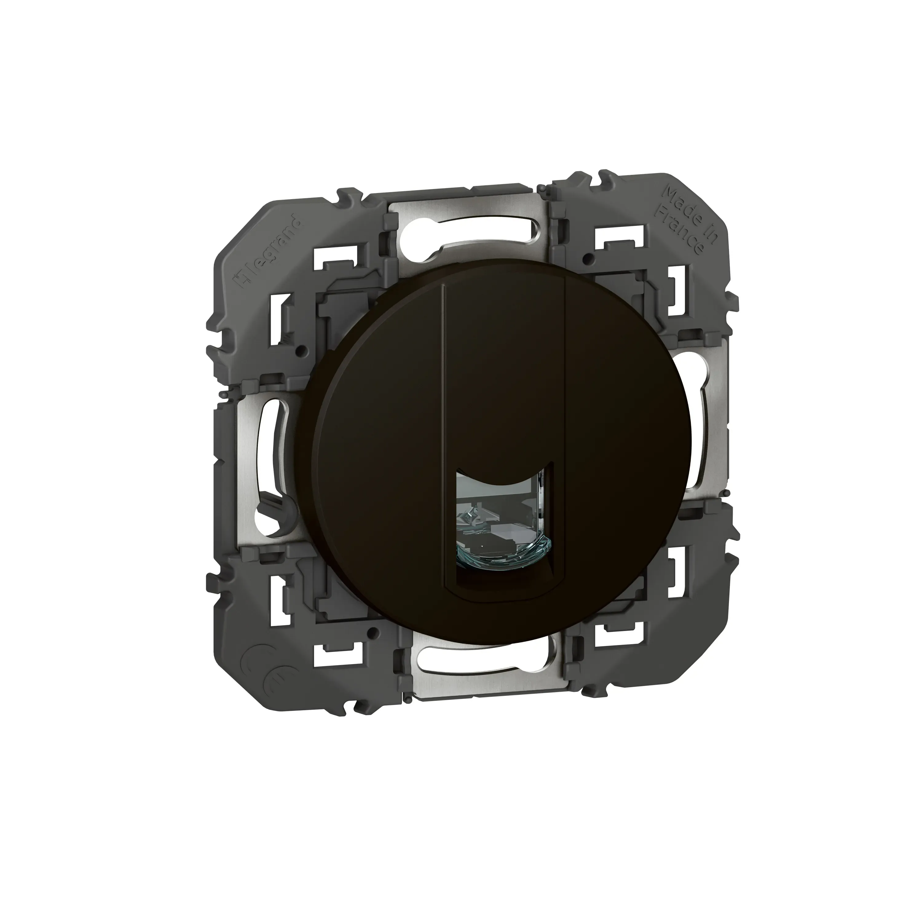 Prise RJ45 Cat.6 STP blindée — Dooxie noir mat
