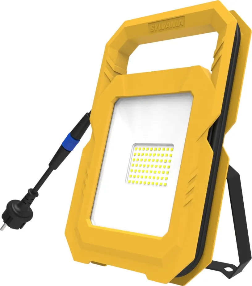 Projecteur de chantier LED rechargeable et filaire SylWork — 45 W — 5000 lm sur secteur — 4000 K — IP65 — image 1