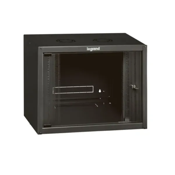 Coffret mural 19″ Linkeo livré monté — 9U — 492×600×450 mm — image 1