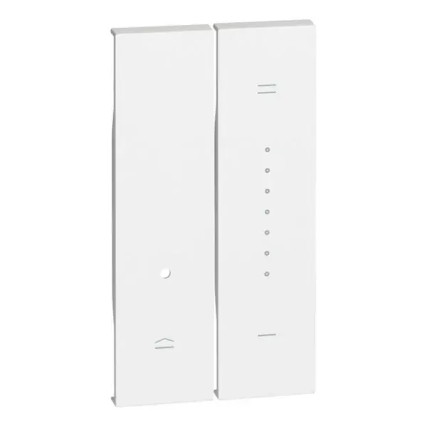 Enjoliveur pour variateur 2 fils — 2 modules blanc (gamme Living Now) — image 1