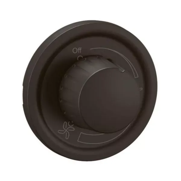 Enjoliveur variateur ventilateur noir (gamme Céliane) — image 1