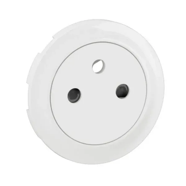 Enjoliveur prise 2P+T — Surface Confort blanc — Céliane