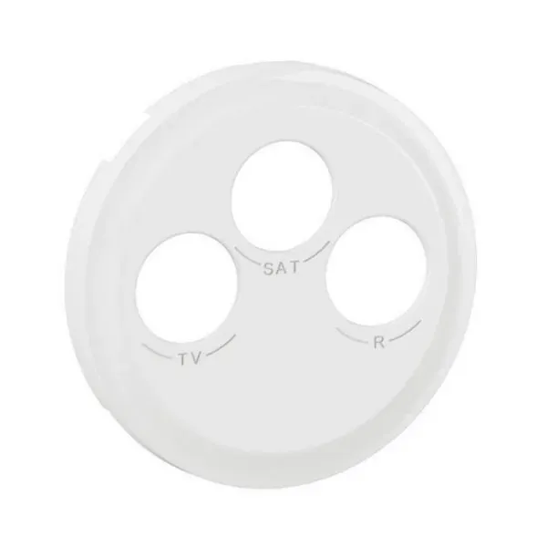 Enjoliveur Céliane — prise TV/R/SAT — blanc — image 1