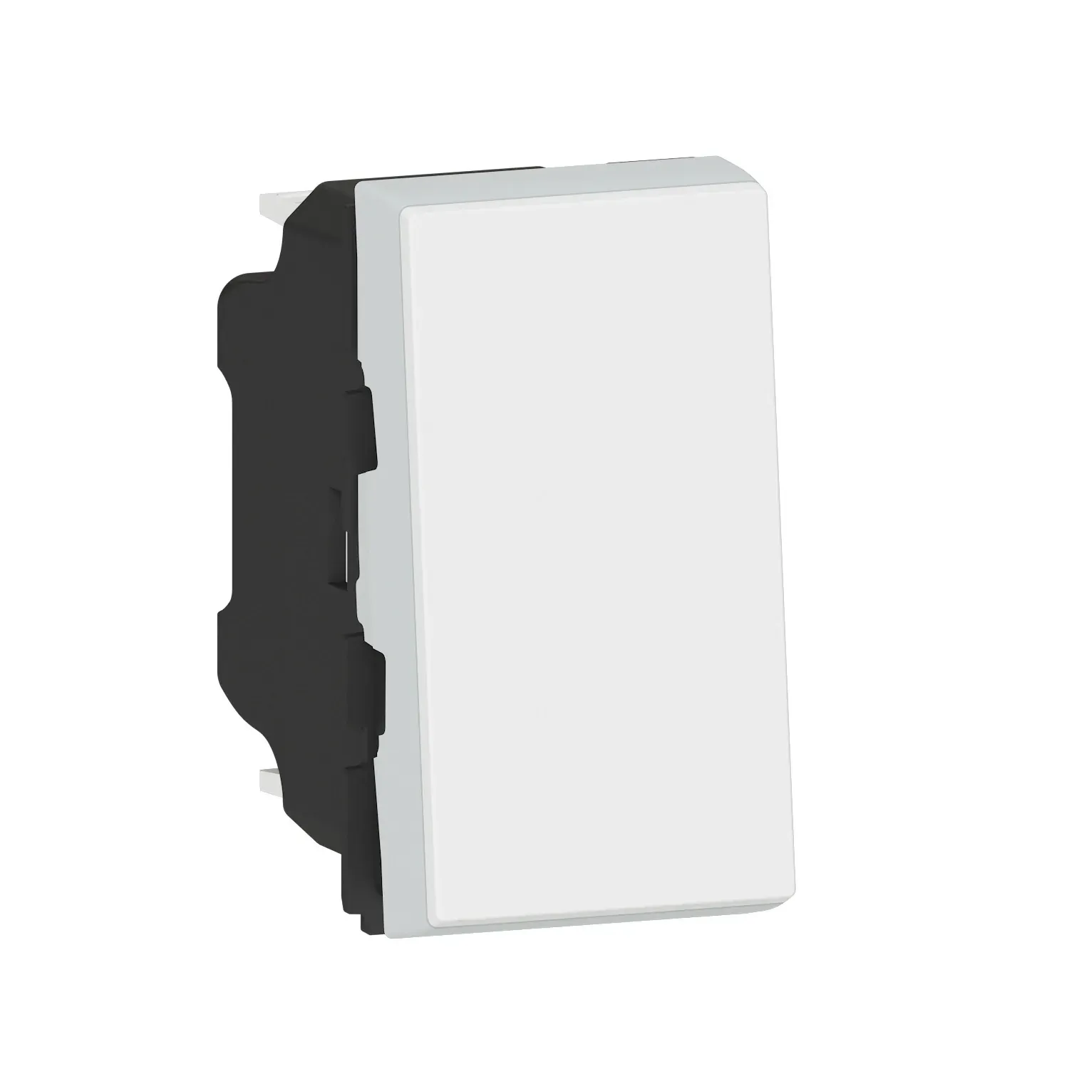 Interrupteur ou va-et-vient Easy-Led — 10 A — 1 rangée × 1 module — blanc — image 1