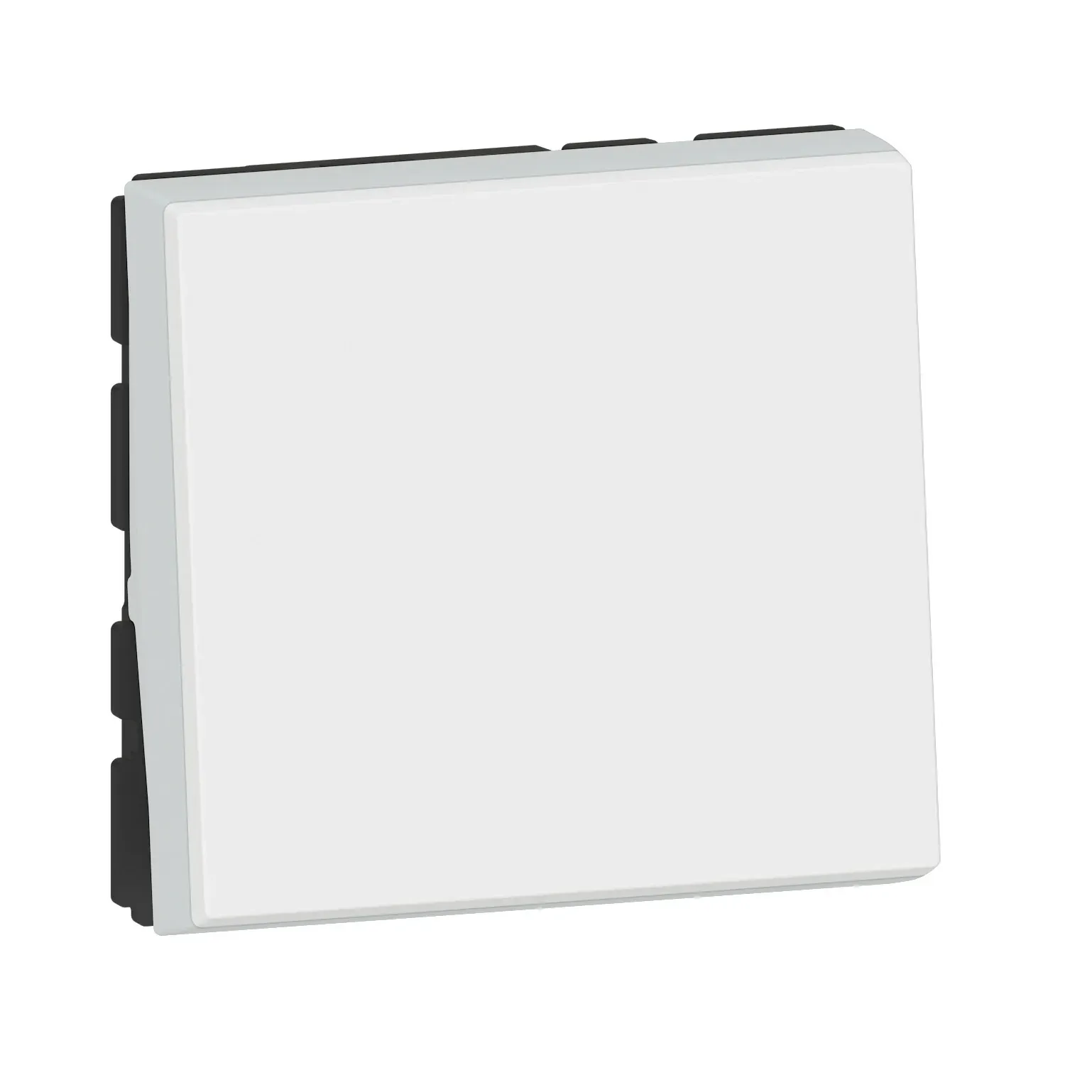 Poussoir lumineux — Mosaic Easy-Led 6A — 1 rangée × 2 modules — blanc — image 1