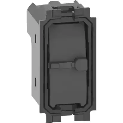 Double poussoir NO+NO — 10A 250V — 1 rangée × 1 module — image 1