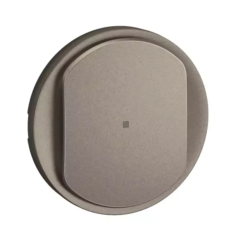 Enjoliveur variateur poussoir 3 fils 150W LED — Céliane — Titanium — image 1