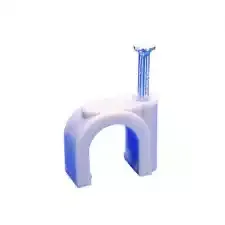 Pontet à frapper pour câble rond Ø9 mm — gris — boîte de 100 — image 1