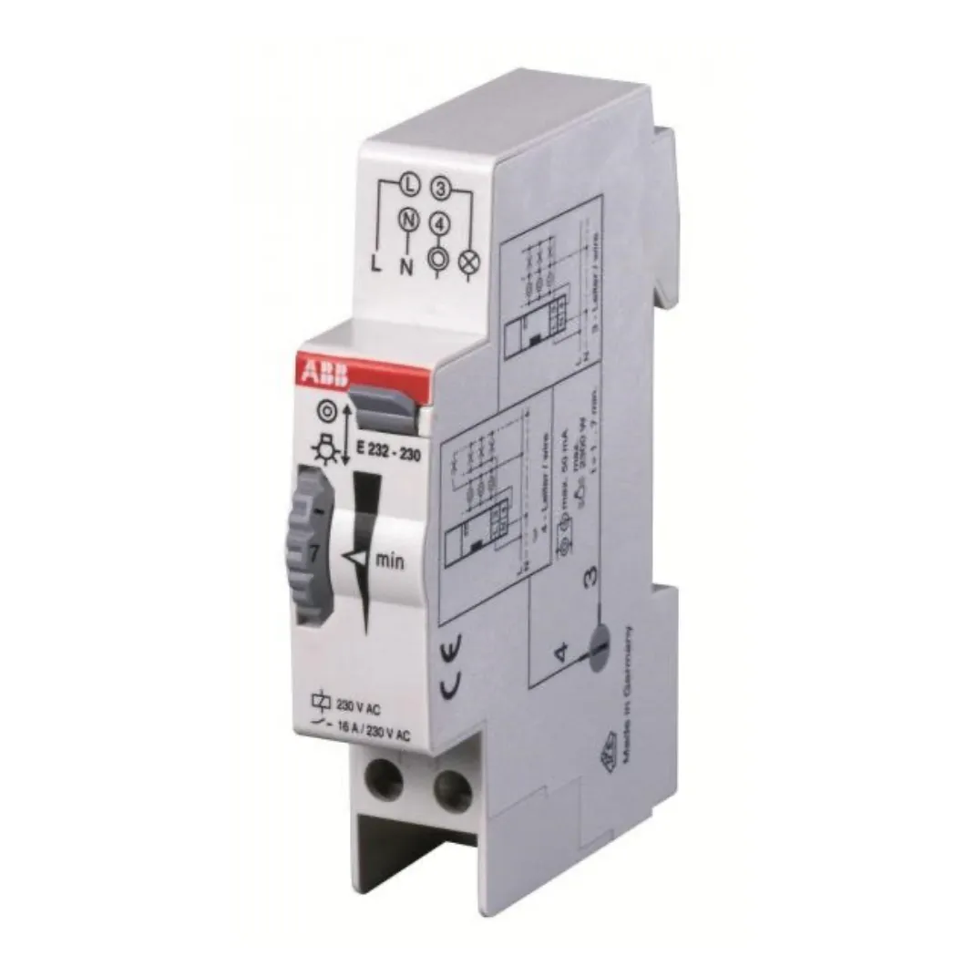 Minuterie d'escalier modulaire 1 module — 1F — 16 A — 230 V — 30 s à 15 min — image 1