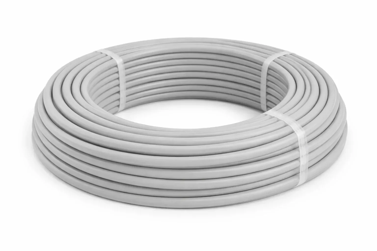 Câble HO5 VVF 2×2,5 mm² — gris/bleu — couronne 50 m — image 1