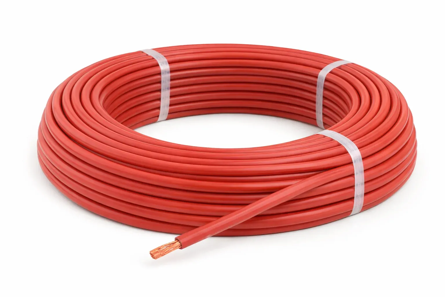 Fil H07V-K 1×25 mm² — rouge — fil souple — au mètre — image 1