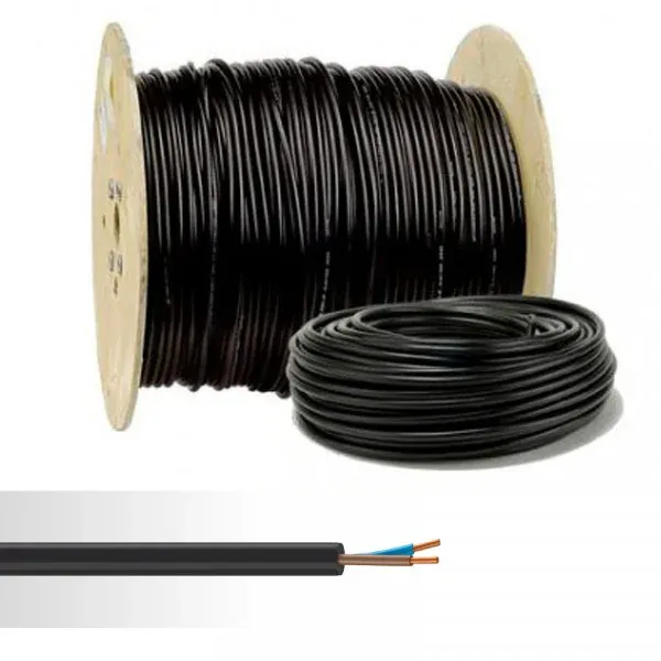 Câble rigide U‑1000 R2V 2×6 — Touret 500m — au mètre — image 1