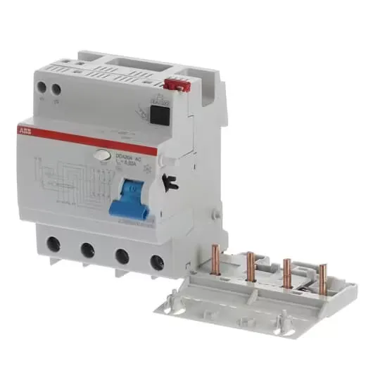 Bloc différentiel add-on DDA204 — type AC — 4P — 63 A — 30 mA — pour S200 — image 1