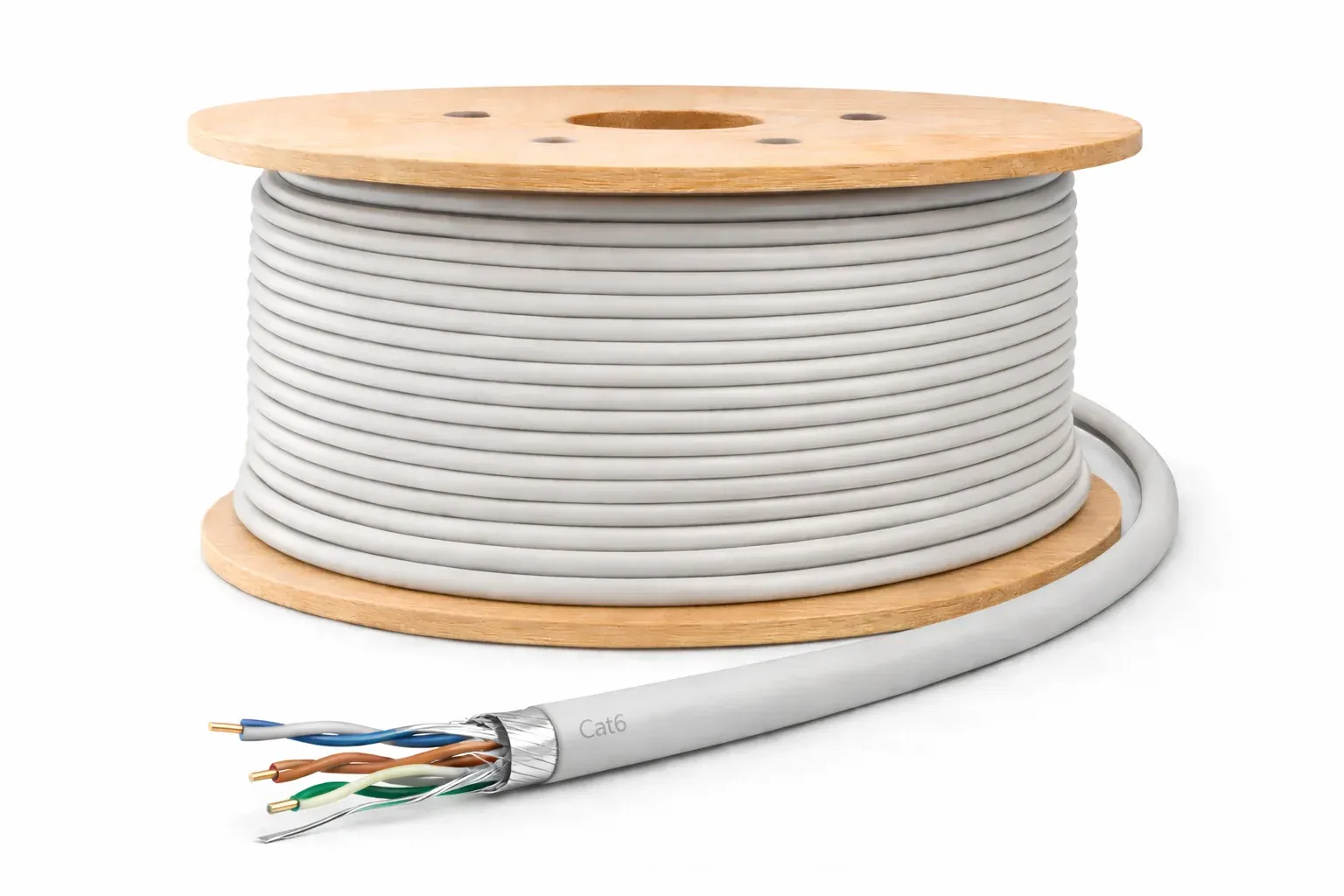 Câble réseau F/UTP Cat6A 4 paires — au mètre