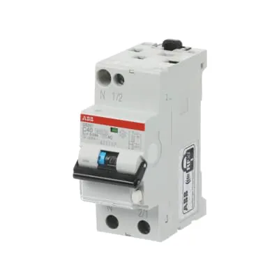 Disjoncteur différentiel 1P+N 40 A — courbe C — 10 kA — 30 mA — type AC — image 1