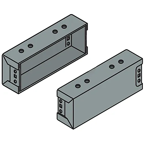 Socle de structure — gaine à câbles — armoires ArTu L — lot de 2 — image 1