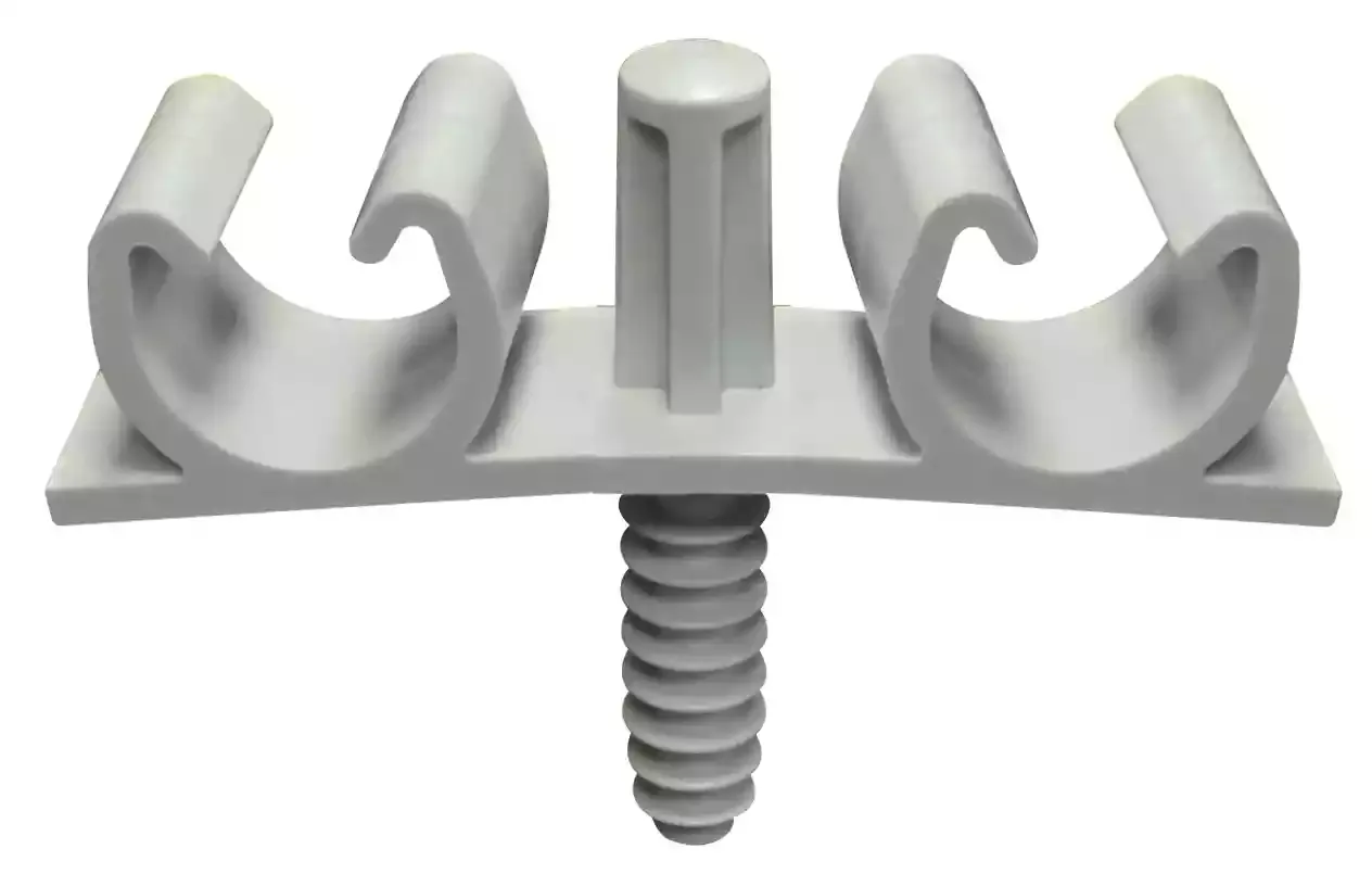 Collier double fix-ring — Ø 20 mm — boîte de 100 — image 1