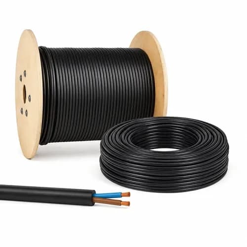 Câble souple néoprène H07RN‑F 2×6 — touret de 100 m — au mètre — image 1